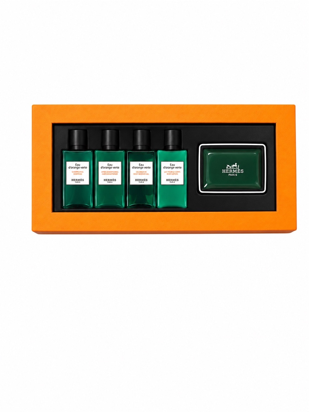 NWT HERMES Eau d'Orange Verte Gift Body Bath Set Boxed